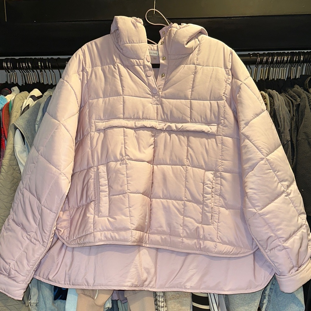 Altar'd State Blush Quilted Pullover